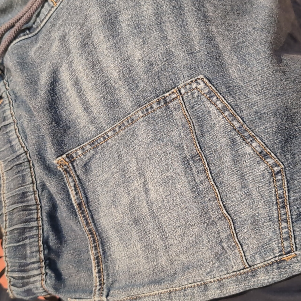 Barrel Leg Drawstring Jeans - Picture 5 of 5